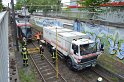 Unfall zwischen zwei KVB Bahnen Koeln Hoehenhaus Im Weidenbruch P255